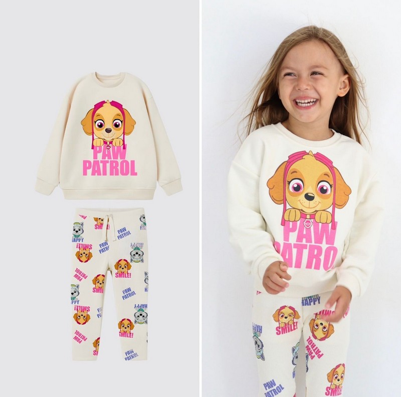 Paw Patrol Sweatshirt Ve Fitilli Tayt Takım