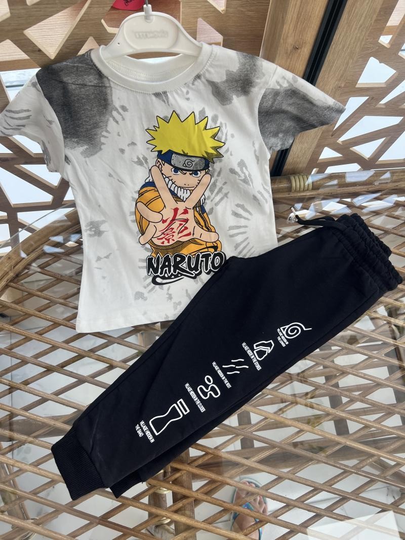 Naruto Baskılı Erkek Çocuk Yazlık Takım