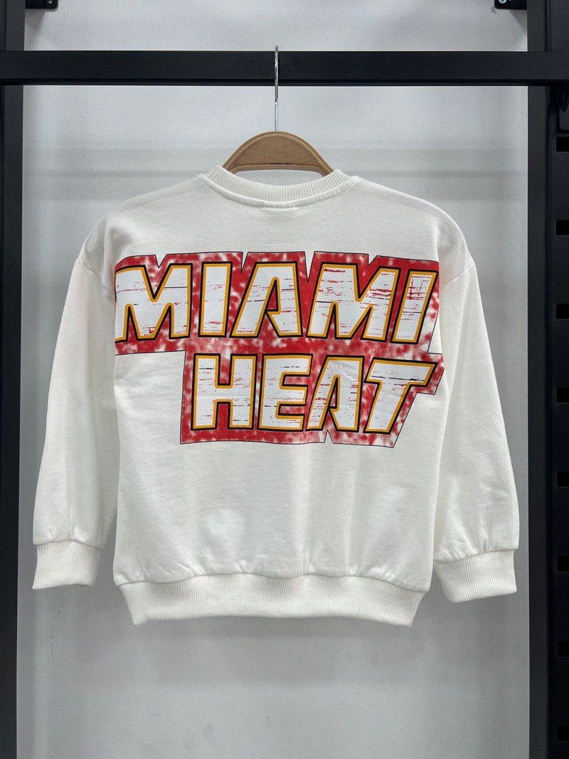 1-5 Yaş Arası Miami Heat Mevsimlik Sweatshirt