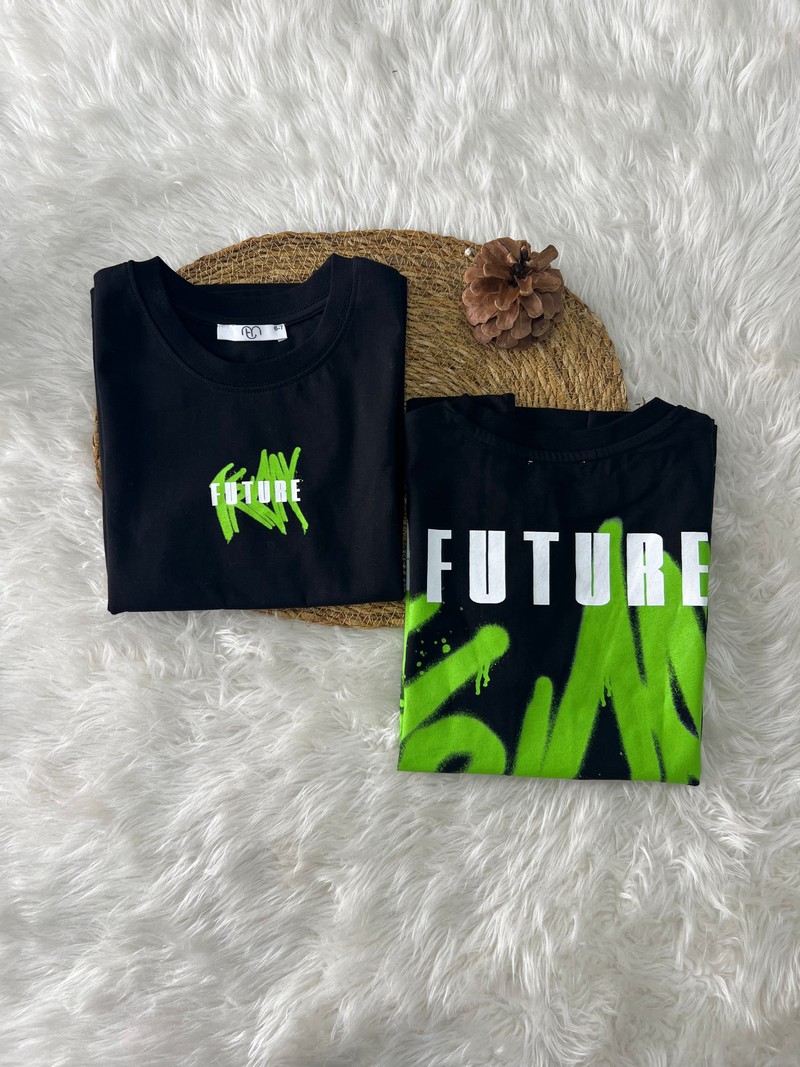 6-14 Yaş Future T-shirt Siyah