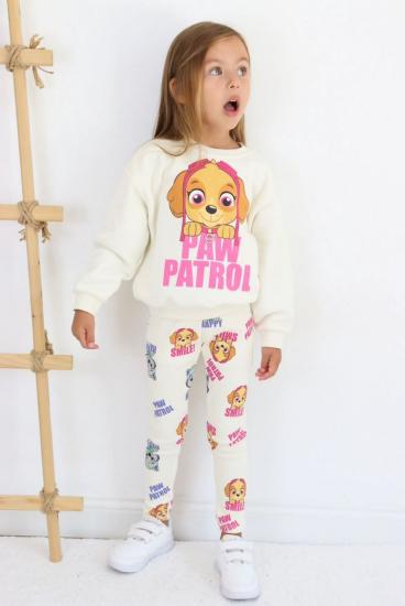 paw patrol sweatshirt ve fitilli tayt takım