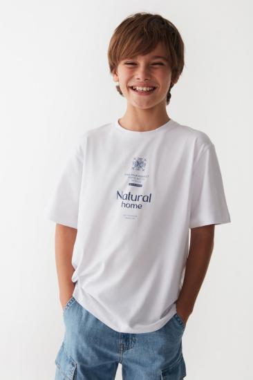 8-14 Yaş Natural T-shirt Beyaz