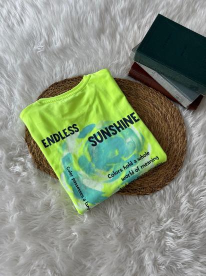 8-14 Yaş Aralığı Endless Tshirt Neon Yeşil