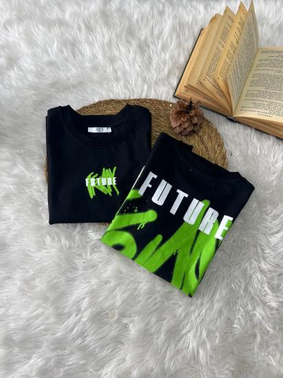 6-14 Yaş Future T-shirt Siyah