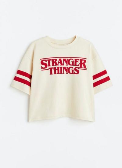 8-14 Yaş Stranger Things Oversize Crop